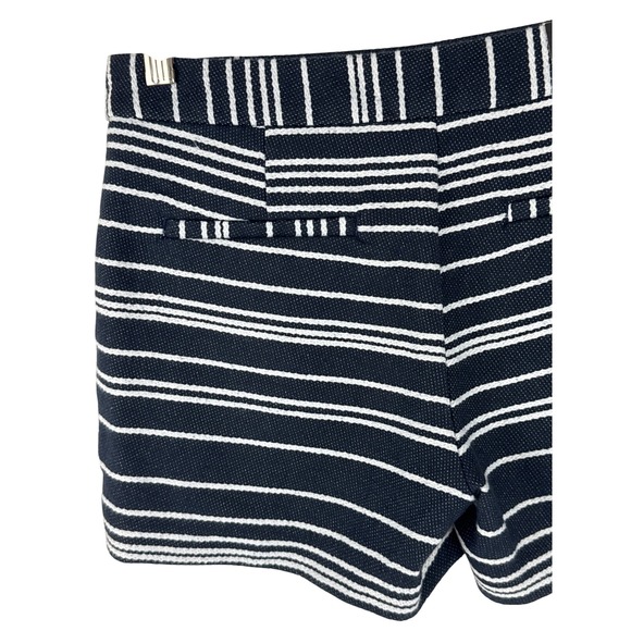 Banana Republic Womens Shorts Size 2 Striped Sailor Button High Waist - Picture 5 of 13